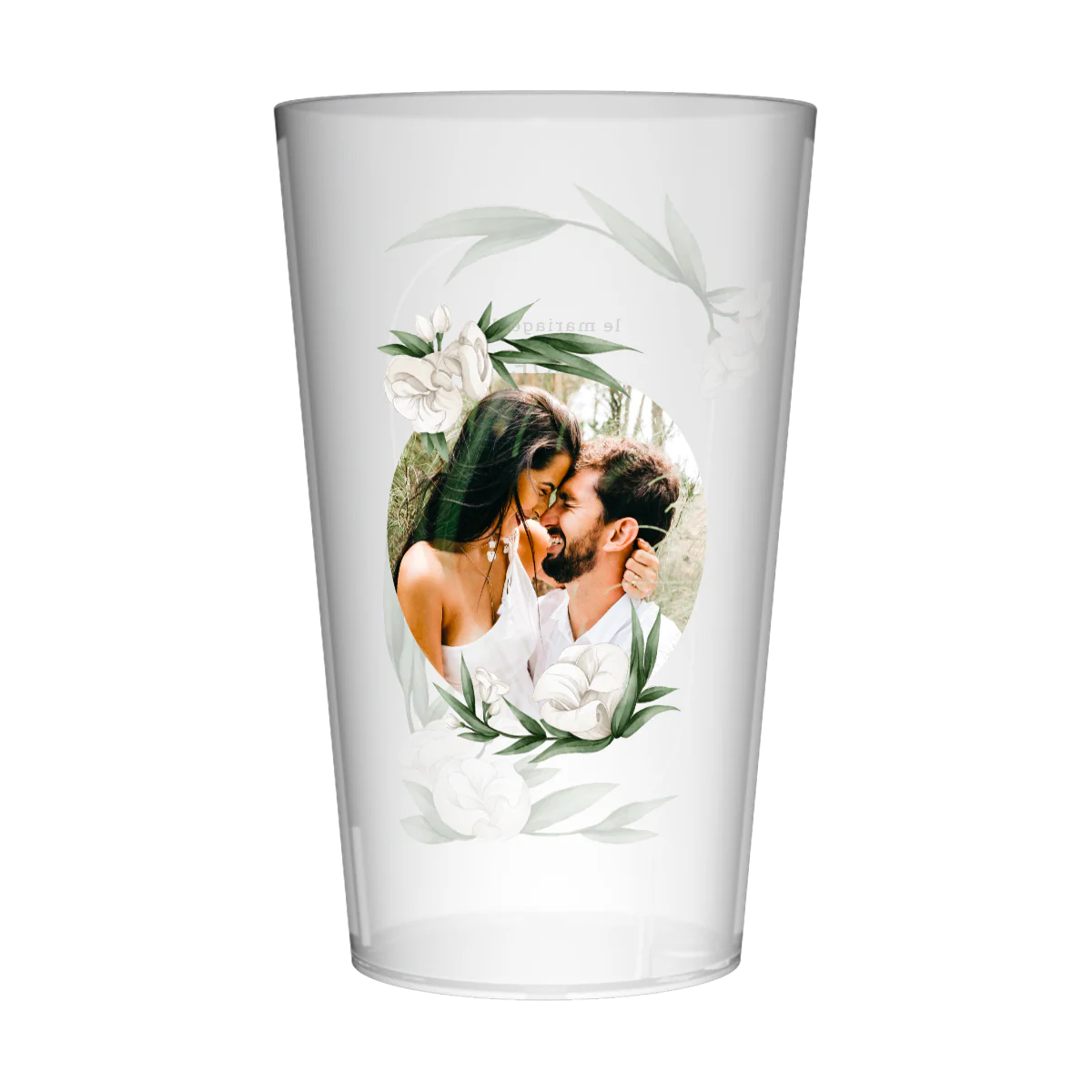 Gobelet personnalisé Mariage Photo