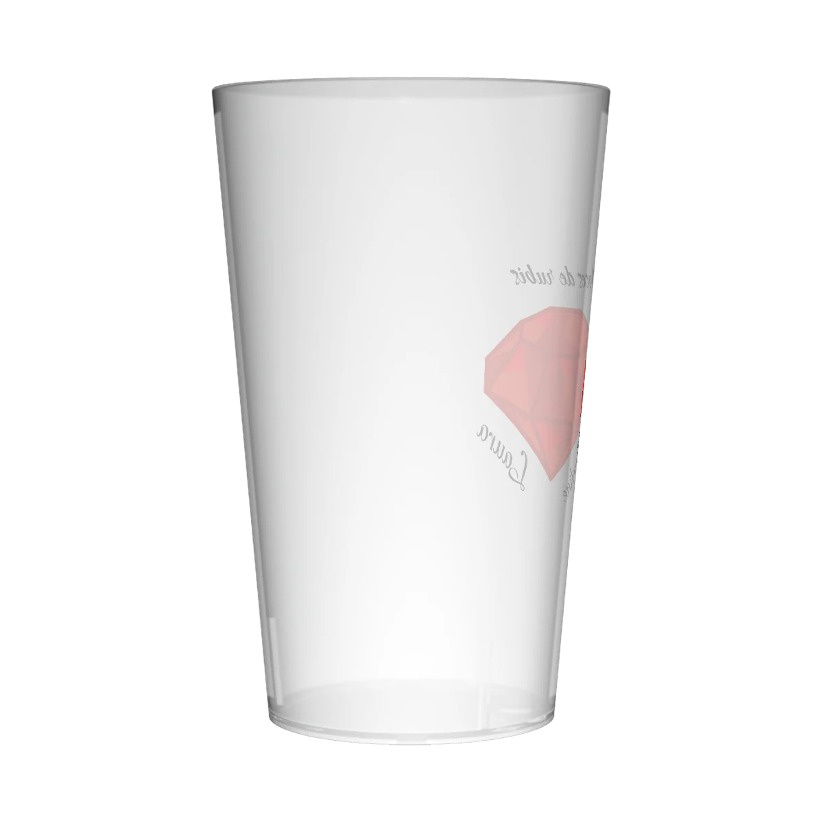 Gobelet personnalisé Noces rubis - Image 2