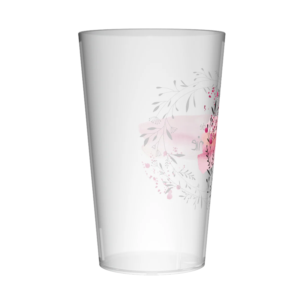 Gobelet personnalisé pour EVJF Couronne & Fleurs Noires - Image 4