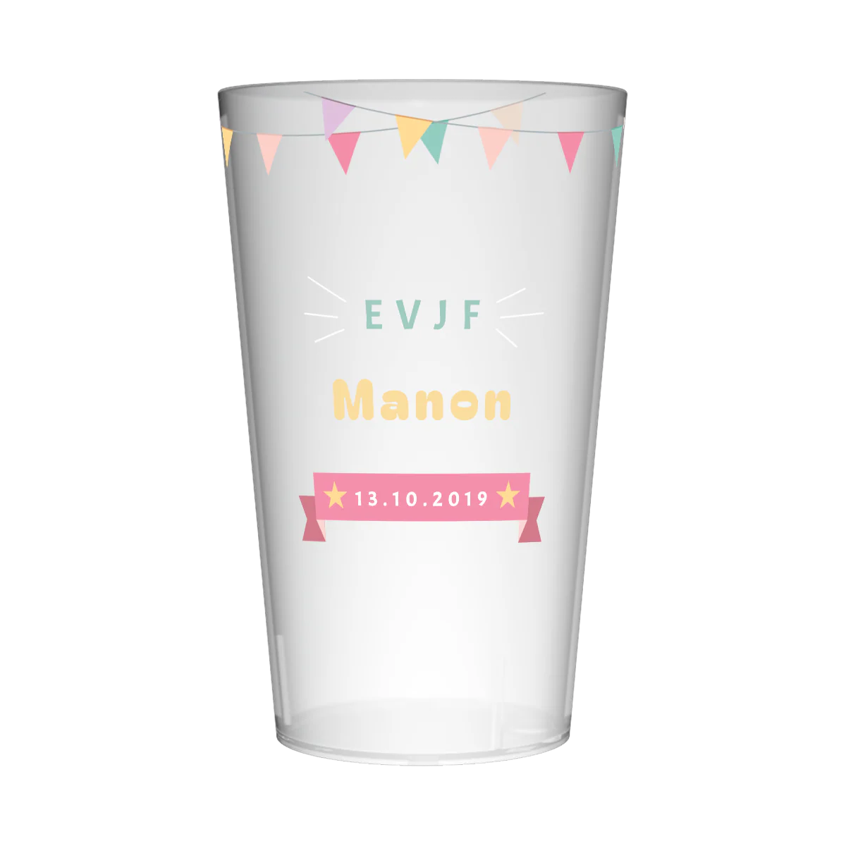 Gobelet personnalisé pour EVJF Fête